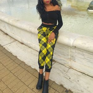 Green & Black Jogger/Lounge pants